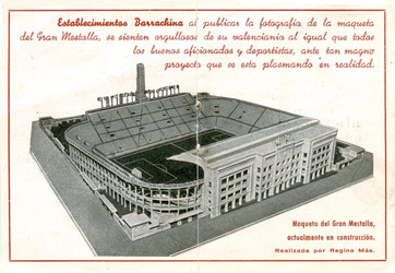 Maqueta del Gran Mestalla Maqueta del Gran Mestalla