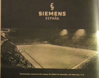 Anuncio en el diario Las Provincias tras la inauguración de la luz eléctrica en 1959 Anuncio en Las Provincias tras la inauguración de la iluminación eléctrica