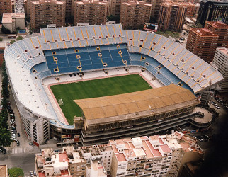 Imagen aérea de Mestalla tras las obras de ampliación de Francisco Roig (Foto: Valencia CF) Imagen aérea de Mestalla tras las obras de ampliación de Francisco Roig (Foto: Valencia CF)